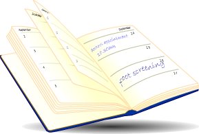 Open diary page